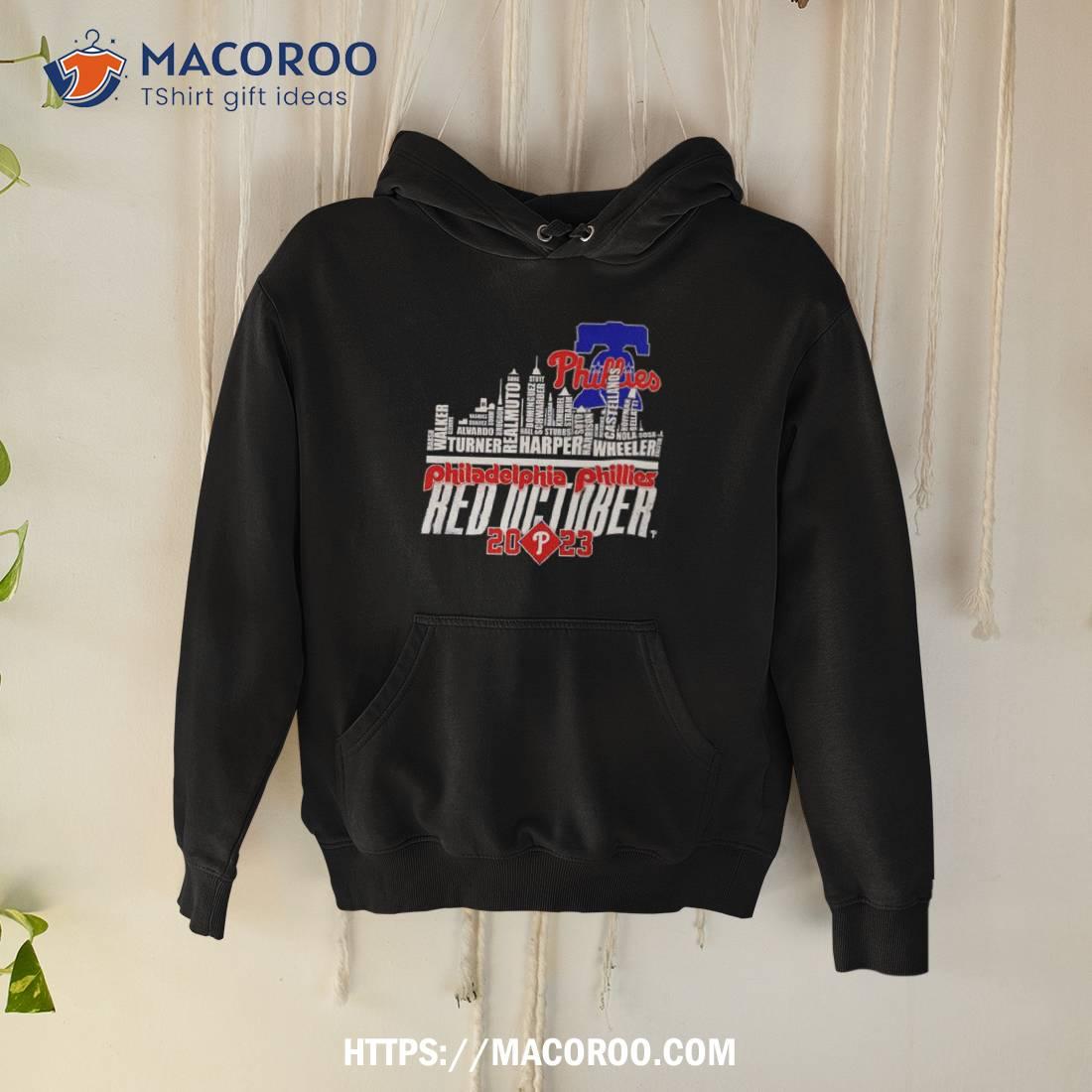 Skyline Philadelphia Phillies Red October 2023 Shirt Skyline Philadelphia Phillies Red October 2023 Shirt