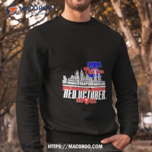 Skyline Philadelphia Phillies Red October 2023 Shirt 2 skyline philadelphia phillies red october 2023 shirt sweatshirt