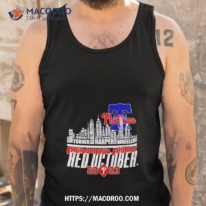 Skyline Philadelphia Phillies Red October 2023 Shirt 3 skyline philadelphia phillies red october 2023 shirt tank top
