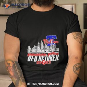 Skyline Philadelphia Phillies Red October 2023 Shirt