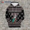 Sleigher Christmas All Over Print 3D Hoodie