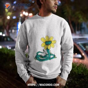 snake flower funny shirt sweatshirt