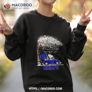 snoopy and woodstock colts winter it s most wonderful time of the year shirt sweatshirt 2