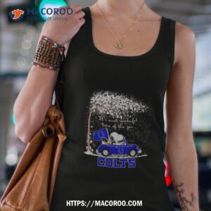 snoopy and woodstock colts winter it s most wonderful time of the year shirt tank top 4