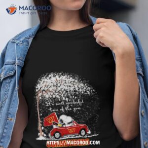 Snoopy And Woodstock Commanders Winter It’s Most Wonderful Time Of The Year Shirt