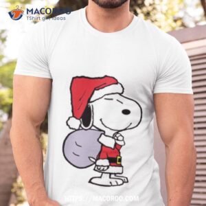 Snoopy As Santa’s Helper Shirt