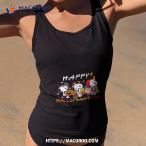 snoopy happy hallothanksmas shirt tank top 2