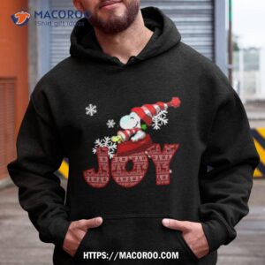 Snoopy Sleeping On Joy Christmas Shirt