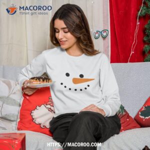 snowman shirt kids funny christmas family matching sweatshirt