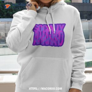 socially awkward with skulltopus active shirt hoodie 2