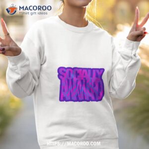socially awkward with skulltopus active shirt sweatshirt 2
