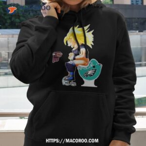 son goku new york giants shitting on toilet philadelphia eagles and other teams 2023 shirt hoodie 2