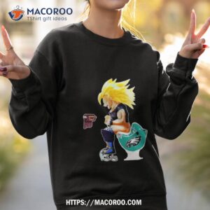 son goku new york giants shitting on toilet philadelphia eagles and other teams 2023 shirt sweatshirt 2