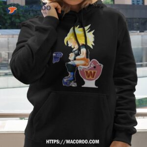 son goku philadelphia eagles shitting on toilet washington commanders and other teams 2023 shirt hoodie
