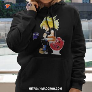 Son Goku Seattle Seahawks Shitting On Toilet Arizona Cardinals And Other Teams 2023 Shirt