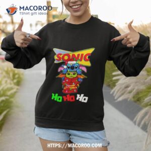 sonic santa stitch yoda ho ho ho christmas t shirt sweatshirt 1