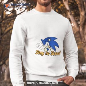 Sonic Smoking Stay In Scool Shirt 2 sonic smoking stay in scool shirt sweatshirt