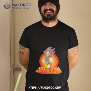 Sonic The Hedgehog Black Boys Shadow Shirt