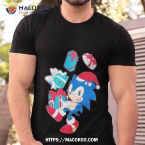 sonic the hedgehog christmas presents shirt tshirt