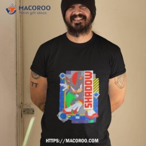 sonic the hedgehog shadow character print shirt tshirt 2