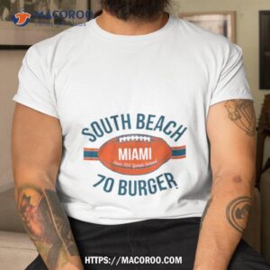 South Beach 70 Burger Miami T Shirt