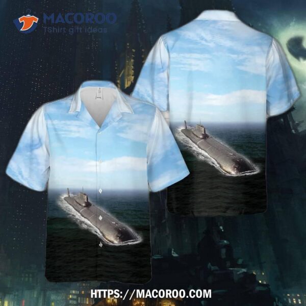 Soviet Submarine Tk-17 Of Typhoon Class Hawaiian Shirt