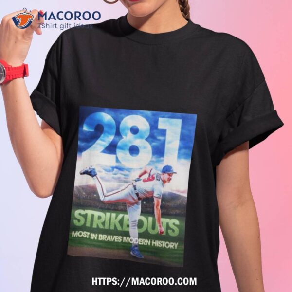 Spencer Strider 281 Strikeouts Most In Braves Modern History Shirt