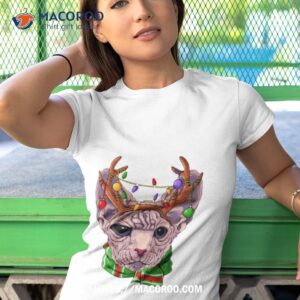 sphynx cat meow awesome merry christmas shirt tshirt 1