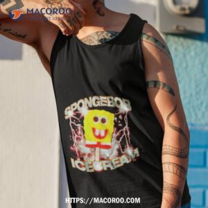 spongebob ice cream shirt tank top 1