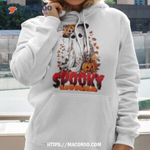 spooky vibes halloween funny ghost shirt hoodie 2