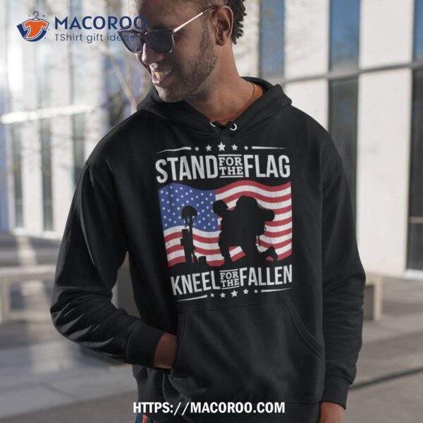 Stand For The Flag Kneel Fallen Veterans Day Shirt