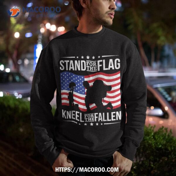 Stand For The Flag Kneel Fallen Veterans Day Shirt