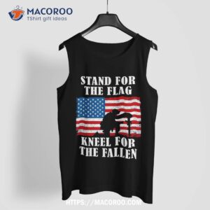 stand for the flag veterans day partiotic military shirt tank top