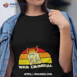 Star Wars Gonk Droids War Criminal Vintage Shirt