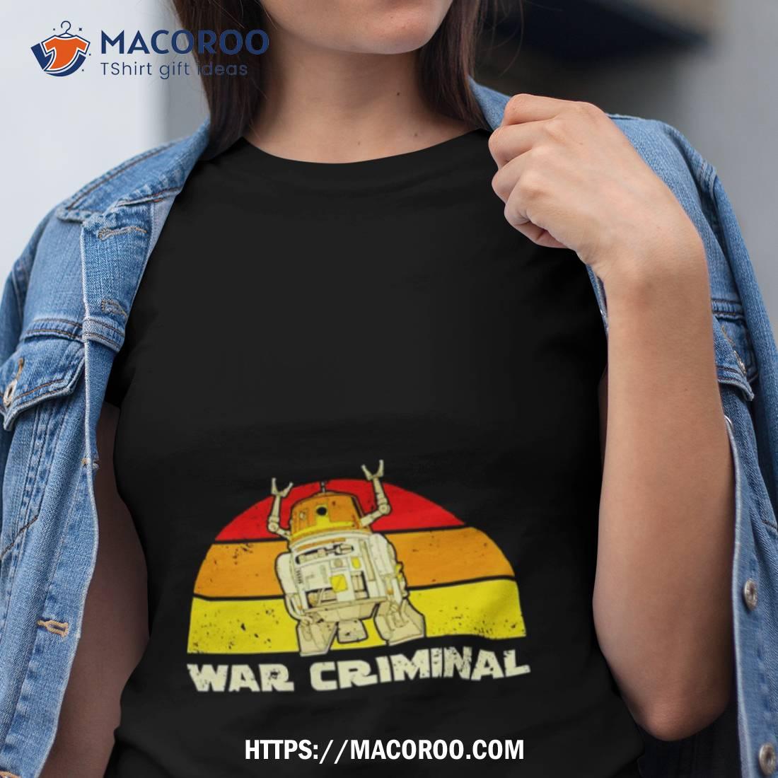 Star Wars Gonk Droids War Criminal Vintage Shirt Star Wars Gonk Droids War Criminal Vintage Shirt