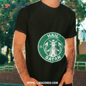 starbucks holiday coffee hail satan shirt tshirt