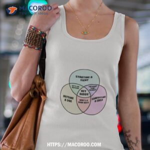 starting a fight petting a dog comforting a child hey boddy shirt tank top 4