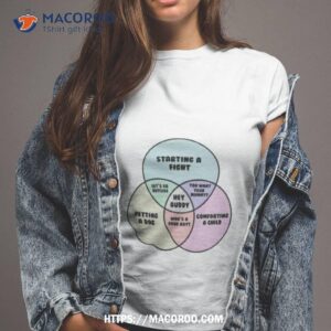 Starting A Fight Petting A Dog Comforting A Child Hey Boddy Shirt