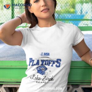 state 7a football lake zurich bears playoffs 2023 helmet t shirt tshirt 1