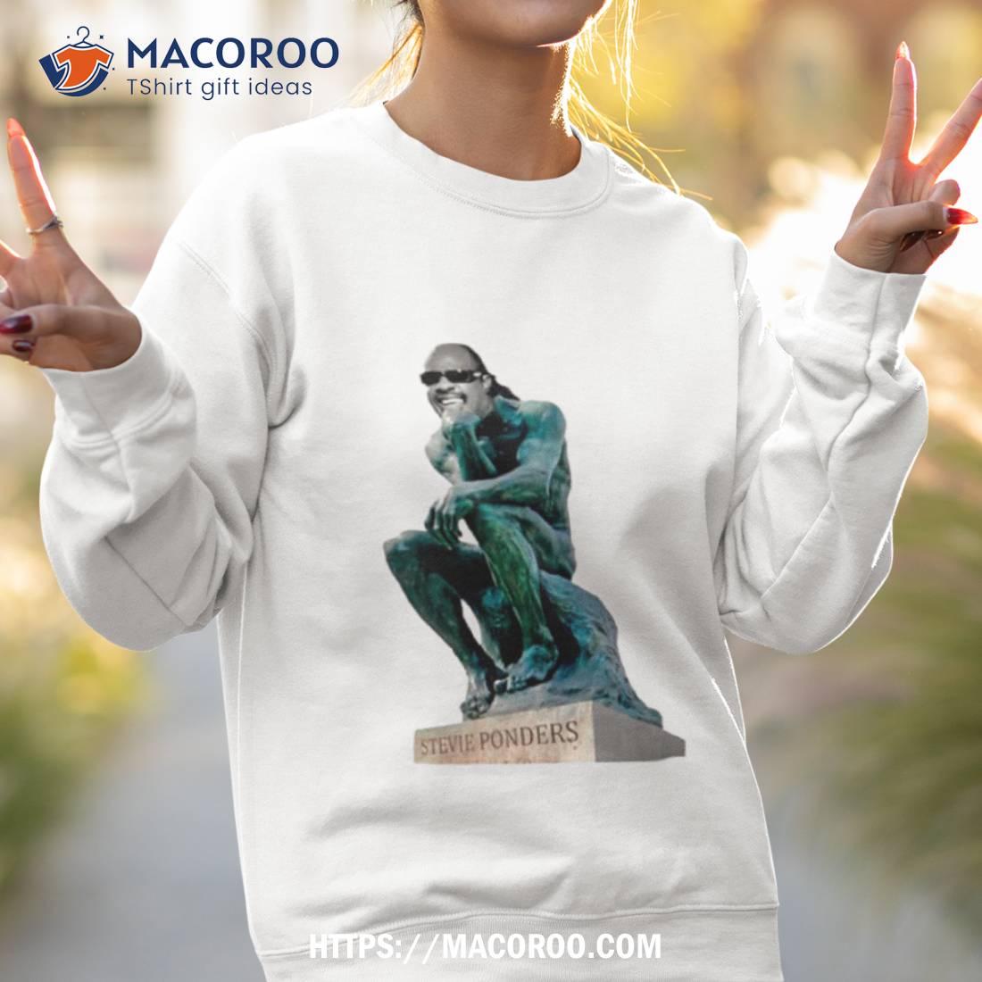 Stevie Ponders Roman Statue Stevie Wonder Pun Shirt Stevie Ponders Roman Statue Stevie Wonder Pun Shirt