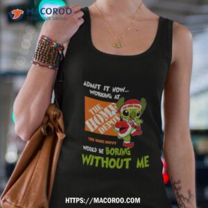 stitch admit it now working at the home depot would be boring without me christmas 2023 shirt tank top 4