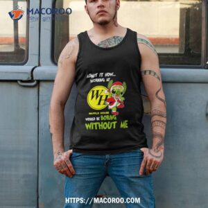 stitch admit it now working at waffle house would be boring without me christmas 2023 shirt tank top 2