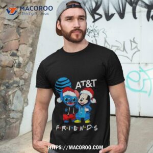 Stitch And Mickey Mouse At And T Friends Merry Christmas Shirt Stitch And Mickey Mouse At And T Friends Merry Christmas Shirt