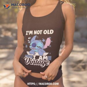 stitch i m not old i am vintage 2023 shirt tank top 1