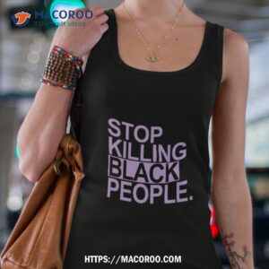 stop killing black people lavender shirt tank top 4