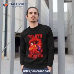 street fighter evil ryu vs violent ken shirt sweatshirt 1