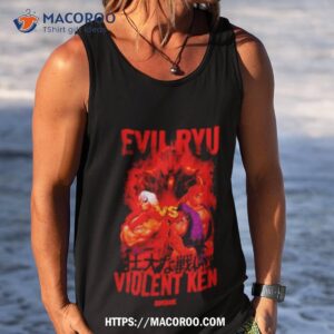 street fighter evil ryu vs violent ken shirt tank top