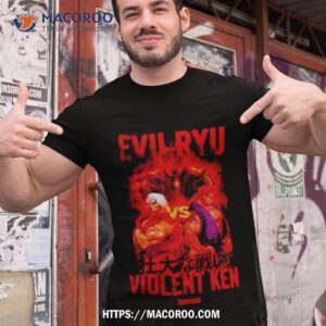 Street Fighter Evil Ryu Vs. Violent Ken Shirt