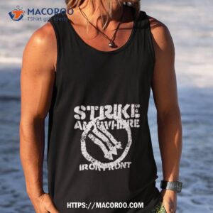 strike anywhere animated art shirt tank top