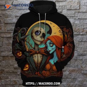 Skeleton Halloween Movie 3D Hoodie